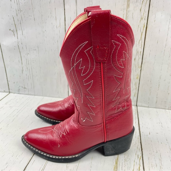 Old West Girl’s J Toe Western Boots‎ - Picture 1 of 14